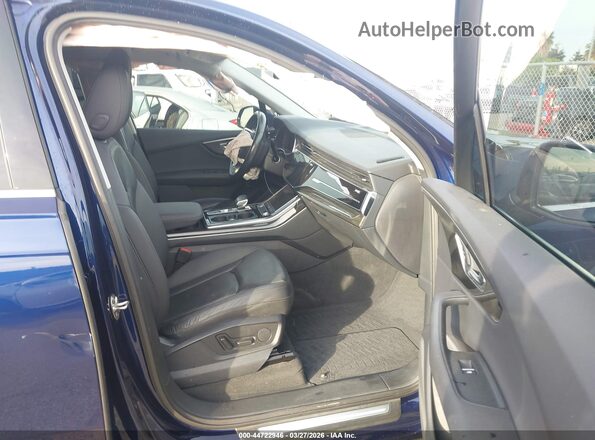 WA1AJBF73ND014891 2022 AUDI Q7 Blue Widok wnętrza z przodu