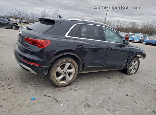 WA1AUCF34M1058893 2021 AUDI Q3 Черный Задняя правая четверть