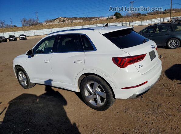 WA1AUCF38M1087975 2021 AUDI Q3 White Հետևի ձախ