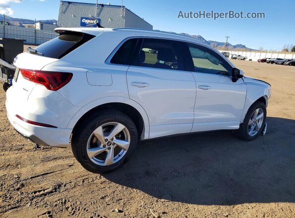 WA1AUCF38M1087975 2021 AUDI Q3 White Հետևի աջ
