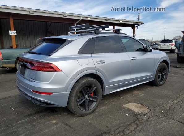 WA1AVAF11KD017312 2019 AUDI Q8 Серебряный Задняя правая четверть
