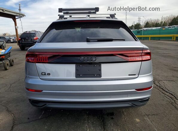 WA1AVAF11KD017312 2019 AUDI Q8 Серебряный Вид сзади