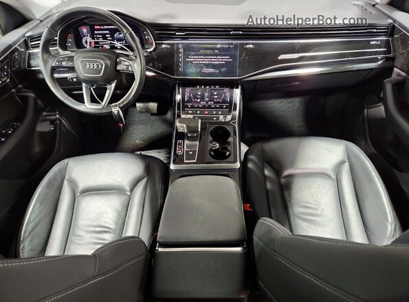 WA1AVAF17LD000533 2020 AUDI Q8 Silver Vista del salpicadero