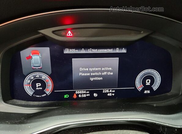 WA1AVAF17LD000533 2020 AUDI Q8 Silver Vista del cuadro de instrumentos