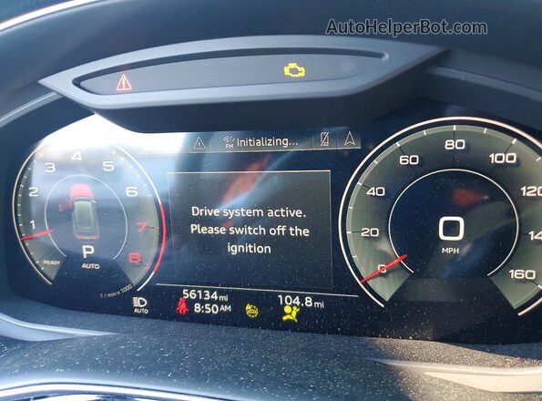 WA1AVBF15ND016660 2022 AUDI Q8 Black Vista del cuadro de instrumentos