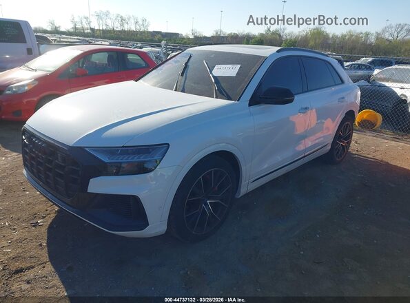WA1AWBF13PD008606 2023 AUDI SQ8 White წინა მარცხენა ხედი სამი მეოთხედიდან