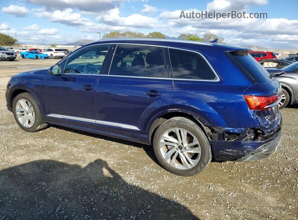 WA1AXAF7XMD031839 2021 AUDI Q7 Blue Հետևի ձախ