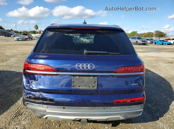 WA1AXAF7XMD031839 2021 AUDI Q7 Blue Հետևի տեսք