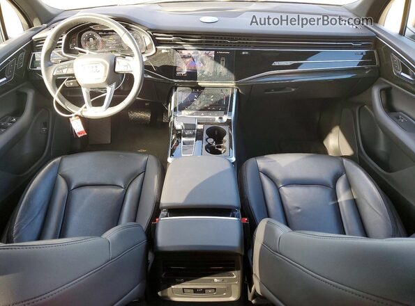 WA1AXAF7XMD031839 2021 AUDI Q7 Blue Առջևի վահանակի տեսք