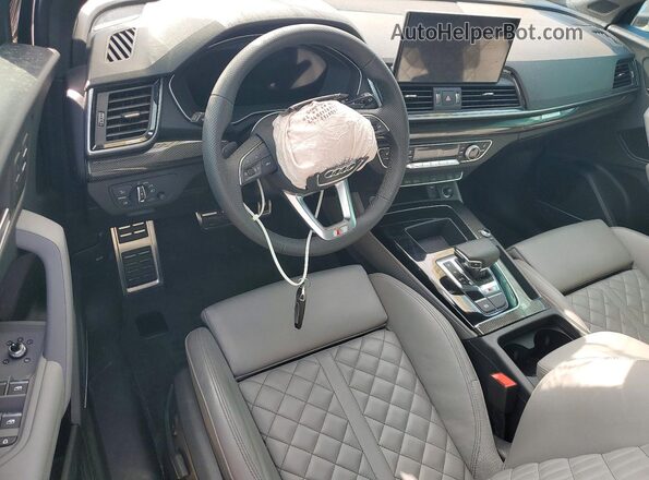 WA1B4AFY0S2025580 2025 AUDI SQ5 Black Widok deski rozdzielczej