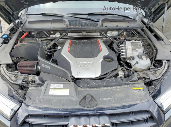 WA1B4AFY2L2014243 2020 AUDI SQ5 Gray Vista del compartimento del motor