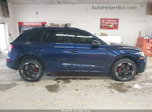 WA1B4AFY4L2016186 2020 AUDI SQ5 Blue Widok wnętrza z tyłu