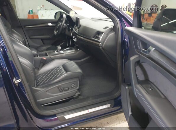 WA1B4AFY4L2016186 2020 AUDI SQ5 Blue Widok wnętrza z przodu