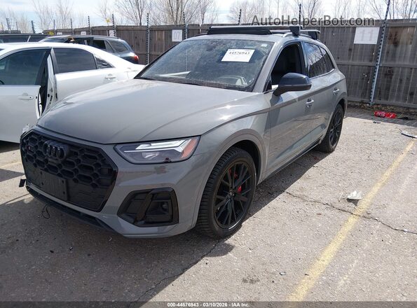WA1B4AFY5M2021950 2021 AUDI SQ5 Gray Front left