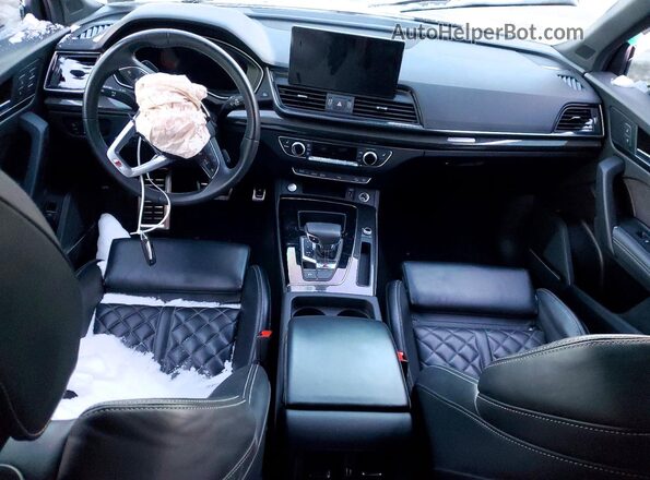 WA1B4AFY5P2175787 2023 AUDI SQ5 Gray Widok deski rozdzielczej