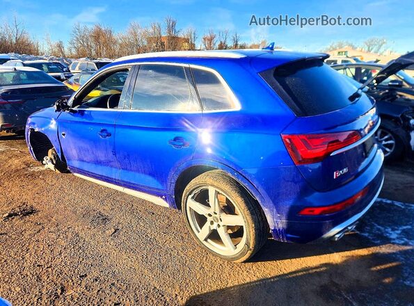 WA1B4AFY8N2045581 2022 AUDI SQ5 Blue Tył lewy