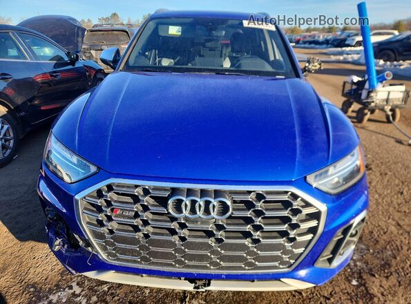 WA1B4AFY8N2045581 2022 AUDI SQ5 Blue Widok z przodu