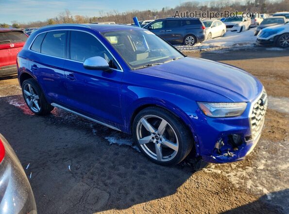 WA1B4AFY8N2045581 2022 AUDI SQ5 Blue Przód prawy