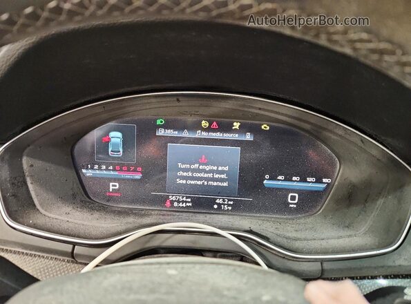 WA1B4AFY9M2140472 2021 AUDI SQ5 Silver Սարքավորումների վահանակի տեսք