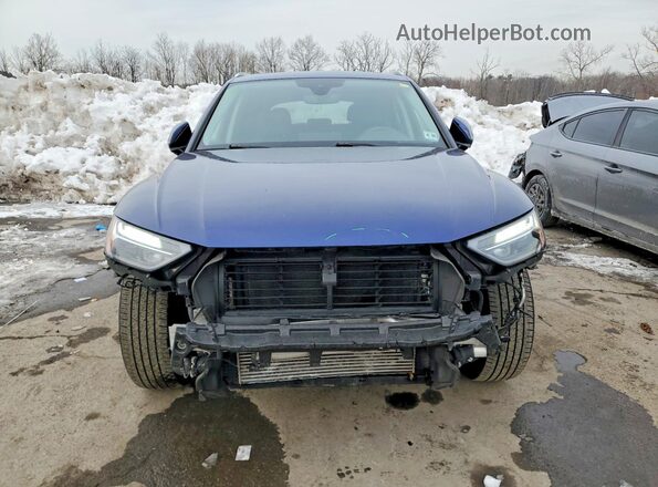 WA1BAAFY4M2021169 2021 AUDI Q5 Blue Вид спереду