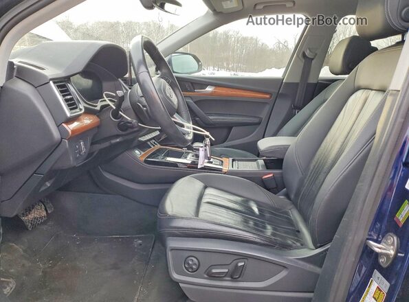 WA1BAAFY4M2021169 2021 AUDI Q5 Blue Вид салону спереду