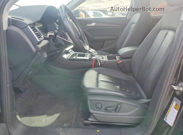 WA1BAAFYXM2021239 2021 AUDI Q5 Black წინა სალონის ხედი