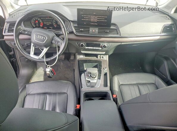 WA1BAAFYXM2021239 2021 AUDI Q5 Black წინა პანელის ხედი