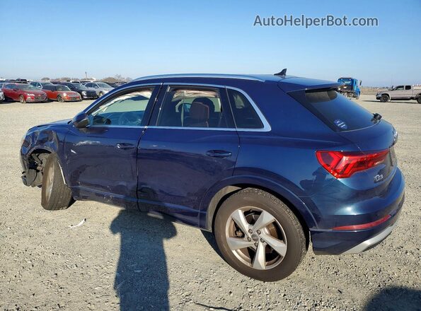 WA1BECF31L1119407 2020 AUDI Q3 Blue Rear left