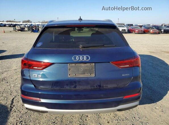 WA1BECF31L1119407 2020 AUDI Q3 Blue Rear view