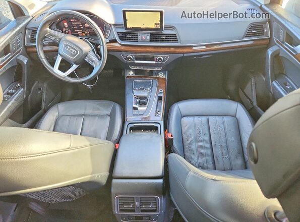 WA1BNAFY3J2194357 2018 AUDI Q5 Black Vista del salpicadero
