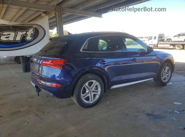 WA1BNAFY4J2214907 2018 AUDI Q5 Blue Tył prawy