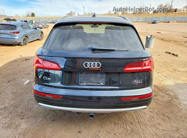 WA1BNAFY8J2247733 2018 AUDI Q5 Black უკანა ხედი