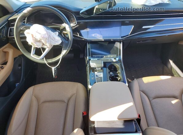 WA1BVAF10LD021910 2020 AUDI Q8 White Вид панелі приладів
