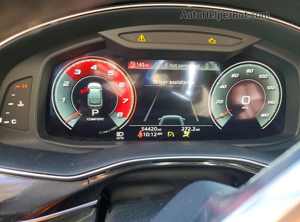 WA1BVAF12MD017875 2021 AUDI Q8 Gray Սարքավորումների վահանակի տեսք