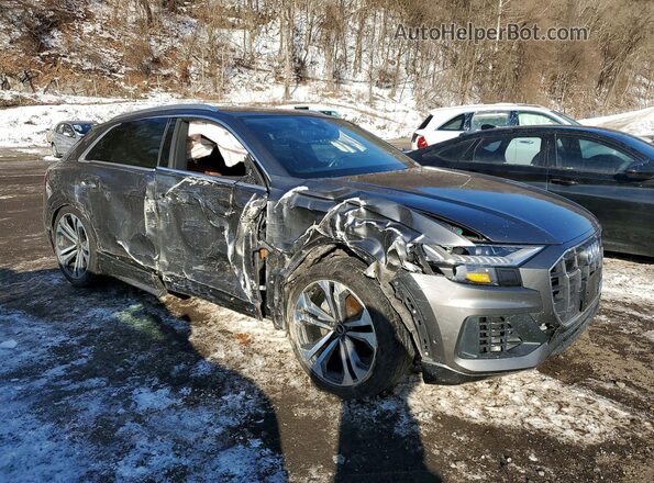 WA1BVAF12MD017875 2021 AUDI Q8 Gray Առջևի աջ