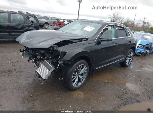 WA1BVBF19SD008030 2025 AUDI Q8 Black Առջևի ձախ երեք քառորդ տեսարան