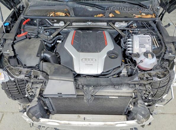 WA1C4AFY6M2046117 2021 AUDI SQ5 Gray ძრავის განყოფილების ხედი