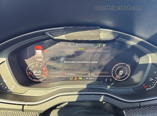 WA1C4AFY9K2058839 2019 AUDI SQ5 Gray Вид щитка приладів