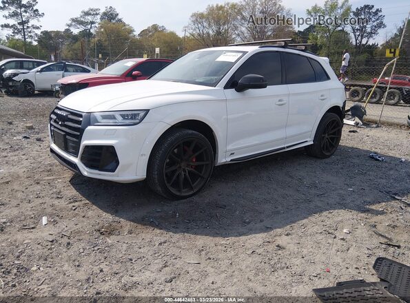 WA1C4AFY9K2083756 2019 AUDI SQ5 White Vista tres cuartos delantera izquierda