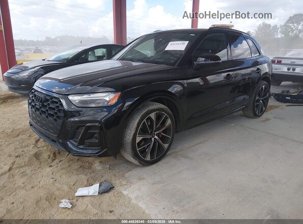 WA1C4BFY1R2053019 2024 AUDI SQ5 Black წინა მარცხენა ხედი სამი მეოთხედიდან