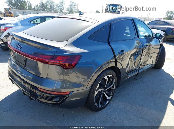 WA1CAAGE6RB010982 2024 AUDI Q8 E-TRON Gray უკანა მარჯვენა