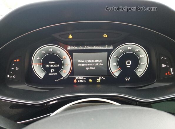 WA1CVBF10ND022892 2022 AUDI Q8 White Vista del cuadro de instrumentos