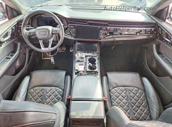 WA1CWAF10LD022671 2020 AUDI SQ8 Black Առջևի վահանակի տեսք