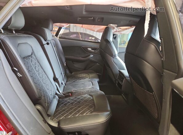WA1CWBF10ND017091 2022 AUDI SQ8 Red Rear interior view
