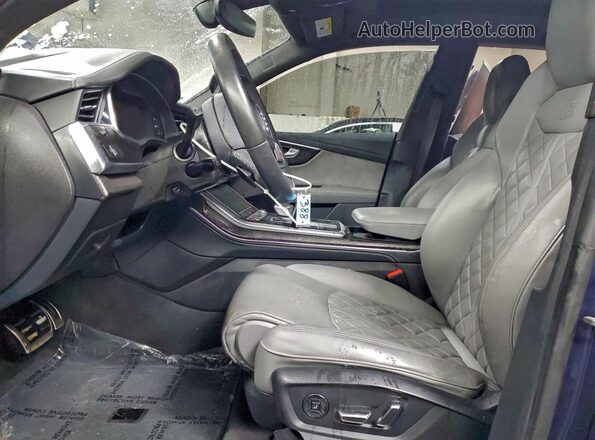 WA1CWBF19MD033840 2021 AUDI SQ8 Blue Սալոնի դիմացի տեսք
