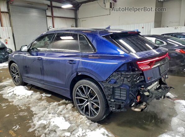 WA1CWBF19MD033840 2021 AUDI SQ8 Blue Հետևի ձախ