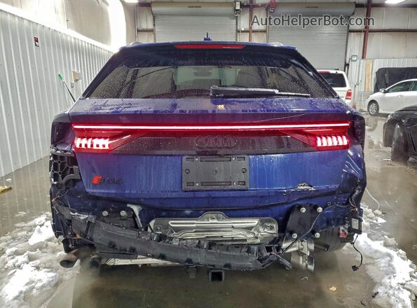 WA1CWBF19MD033840 2021 AUDI SQ8 Blue Հետևի տեսք