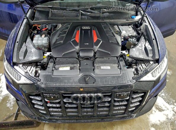 WA1CWBF19MD033840 2021 AUDI SQ8 Blue Սալոնի հետևի տեսք