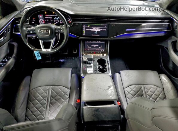 WA1CWBF19MD033840 2021 AUDI SQ8 Blue Առջևի վահանակի տեսք
