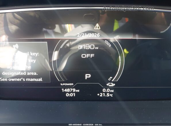 WA1DABGE3RB060698 2024 AUDI Q8 E-TRON White Widok tylnych siedzeń